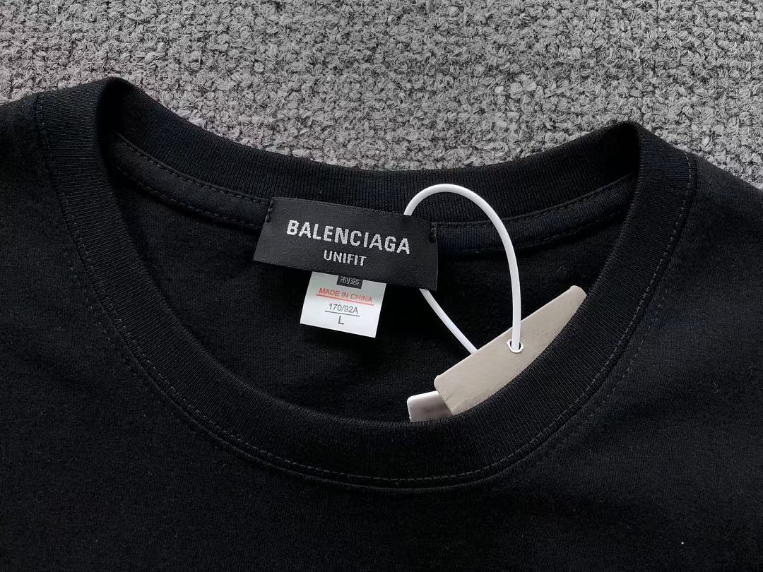 Balenciaga 115 B⭐L⭐⭐⭐IA⭐A T-SHIRT 22051326172 (Im 170Cm 60Kg I Wear Size L In The Phot) - Image 17