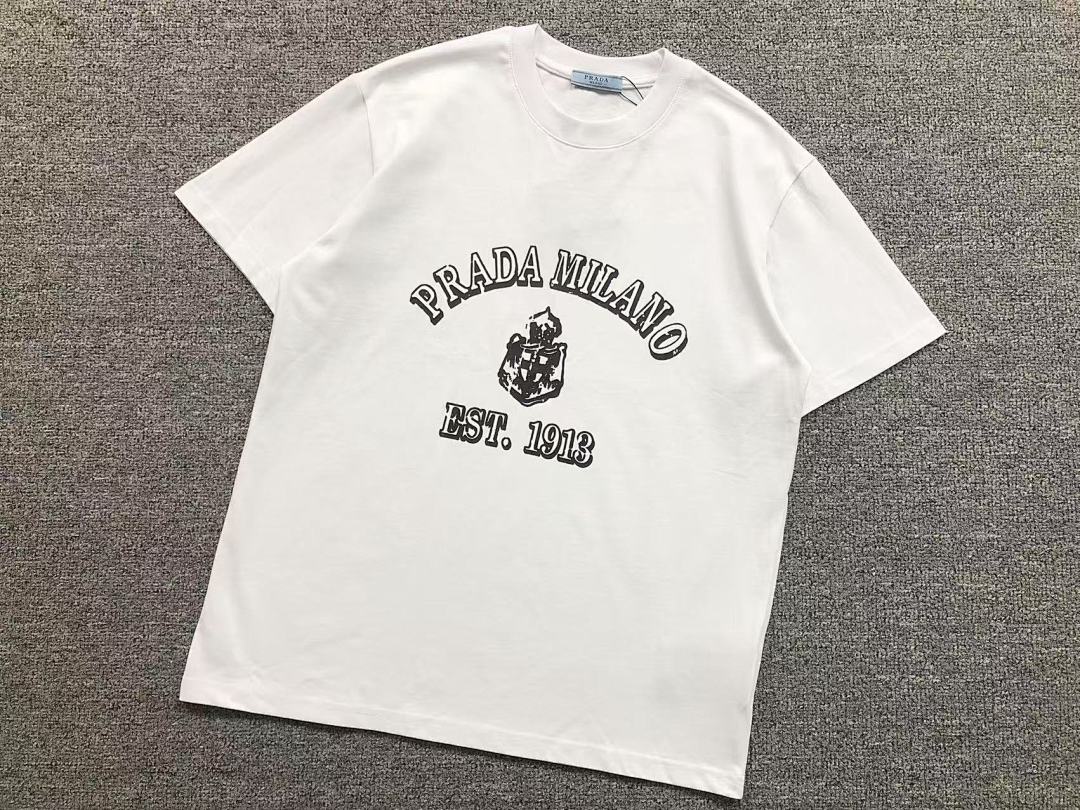 Prada 128 P⭐A⭐A T-SHIRT 3203053221 (Im 170Cm 60Kg I Wear Size S In The Phot) - Image 8