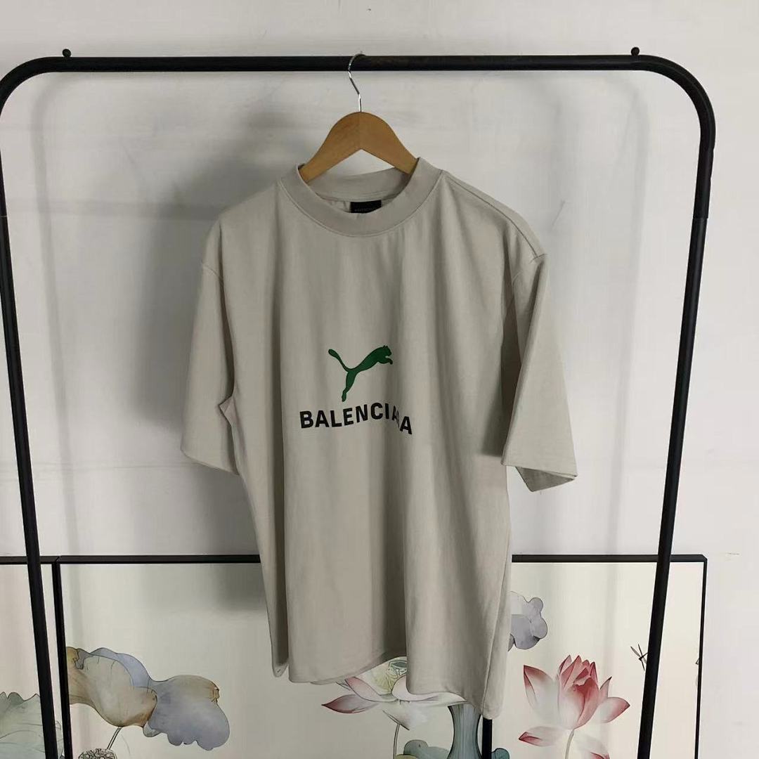 Balenciaga 128 B⭐L⭐⭐⭐IA⭐A PUMA T-SHIRT 42040806163 (Im 170Cm 60Kg I Wear Size XS In The Phot) - Image 21