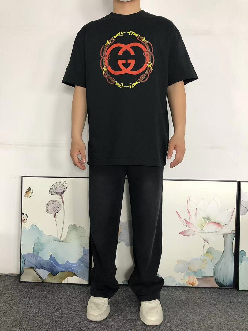 Gucci 115 G⭐C⭐I T-SHIRT 5212118147 (Im 170Cm 60Kg I Wear Size M In The Phot) - Image 3