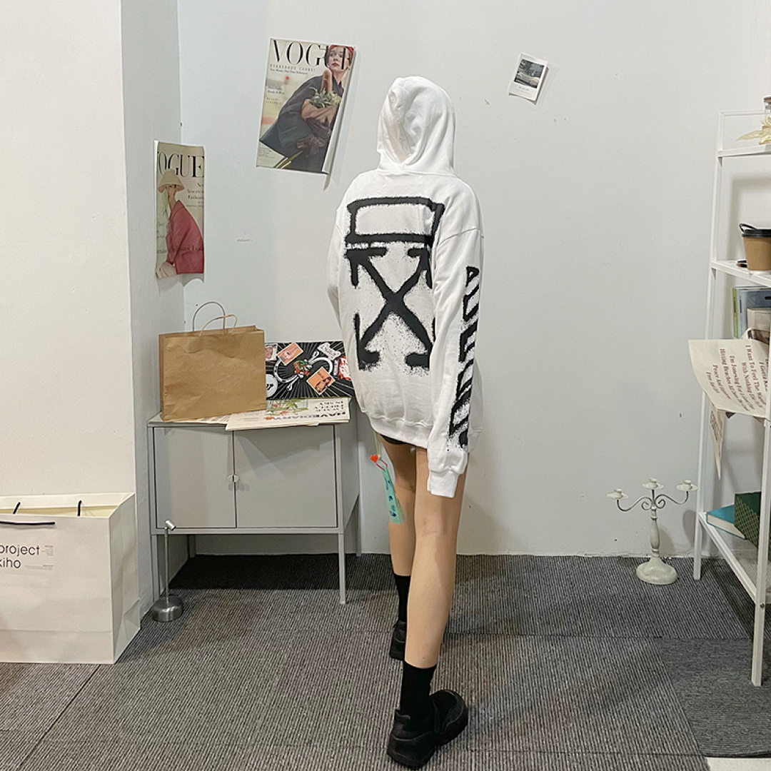 Off-White 109 OFF-WHITE (WHITE HOODIE) - Image 42