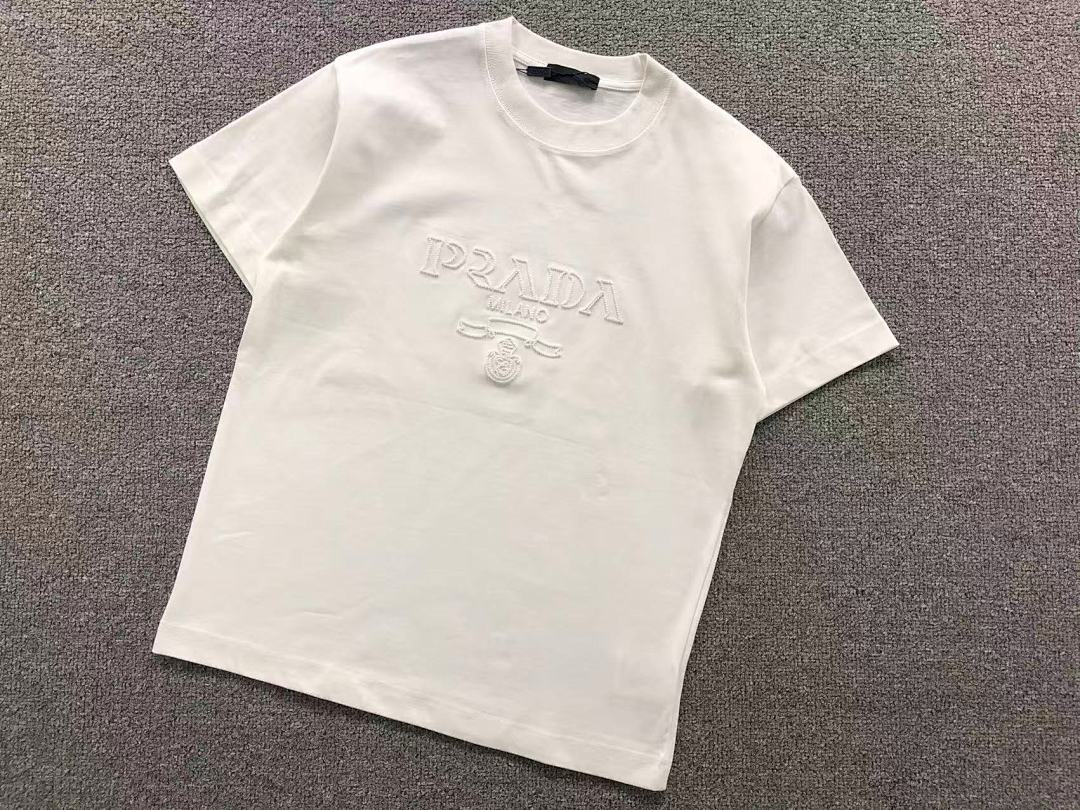 Prada 115 P⭐A⭐A T-SHIRT 510102381 (Im 170Cm 60Kg I Wear Size S In The Phot) - Image 10