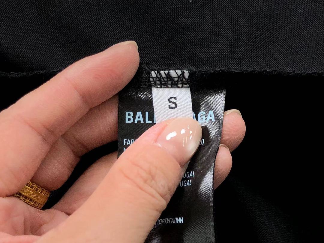 Balenciaga 158 B⭐L⭐⭐⭐IA⭐A T-SHIRT 22051218001 (Im 170Cm 60Kg I Wear Size S In The Phot) - Image 26