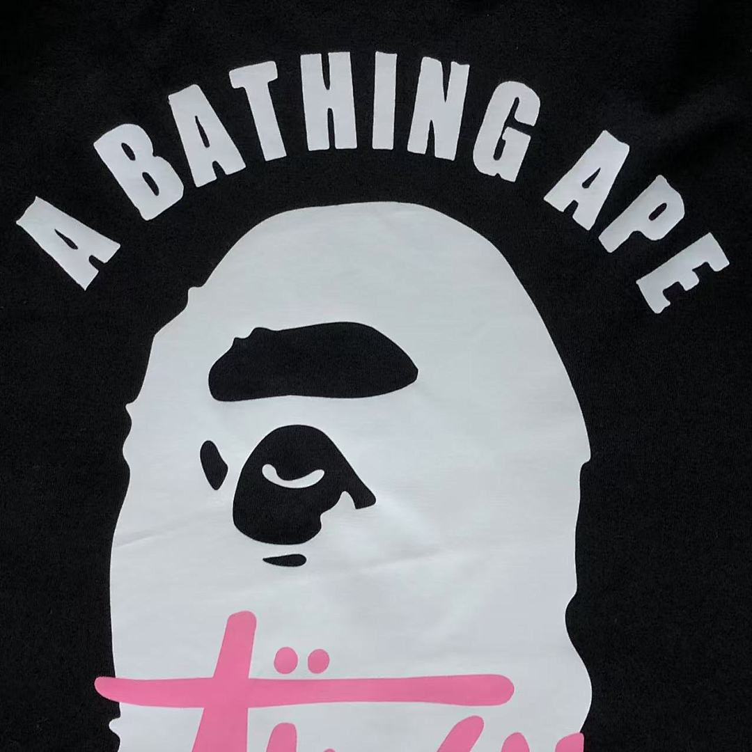 Bape 85 BAPE STUSSY T-SHIRT 4105171717 (Im 170Cm 60Kg I Wear Size S In The Phot) - Image 11