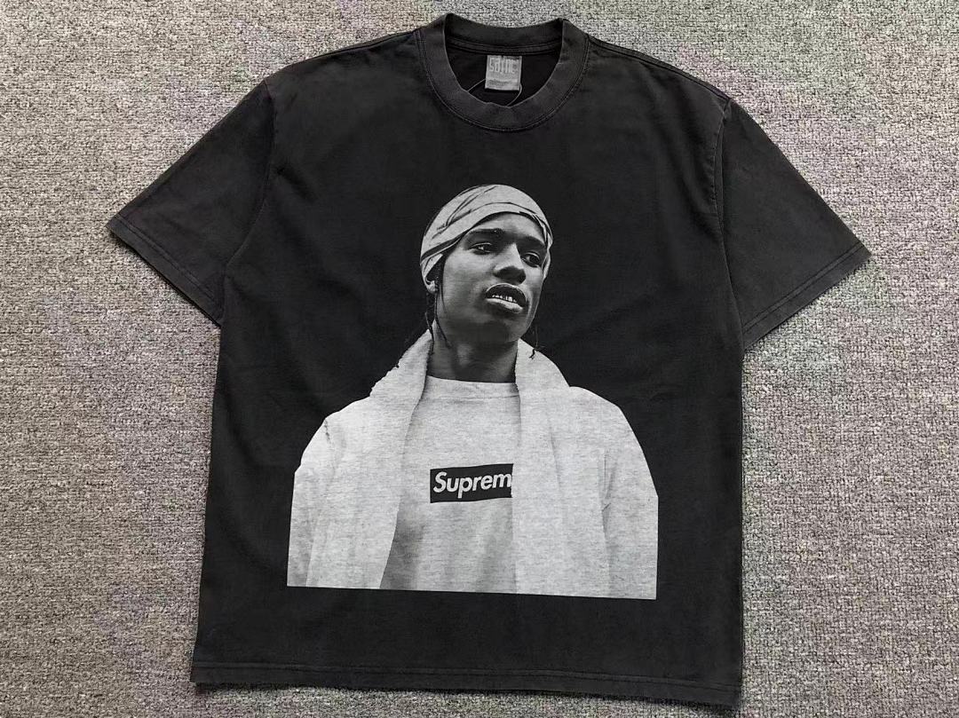 Supreme 95 SAINT MICHAEL S⭐⭐R⭐⭐E T-SHIRT 11112819139 (Im 170Cm 60Kg I Wear Size S In The Phot) - Image 5