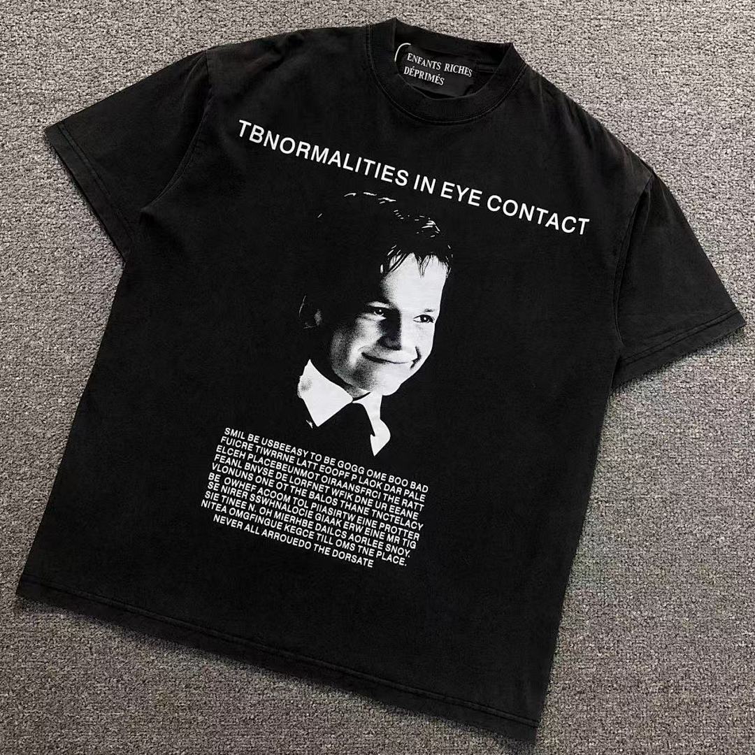 Chanel 95 ENFANTS RICHES DEPRIMES T-SHIRT 5122420162 (Im 170Cm 60Kg I Wear Size S In The Phot)