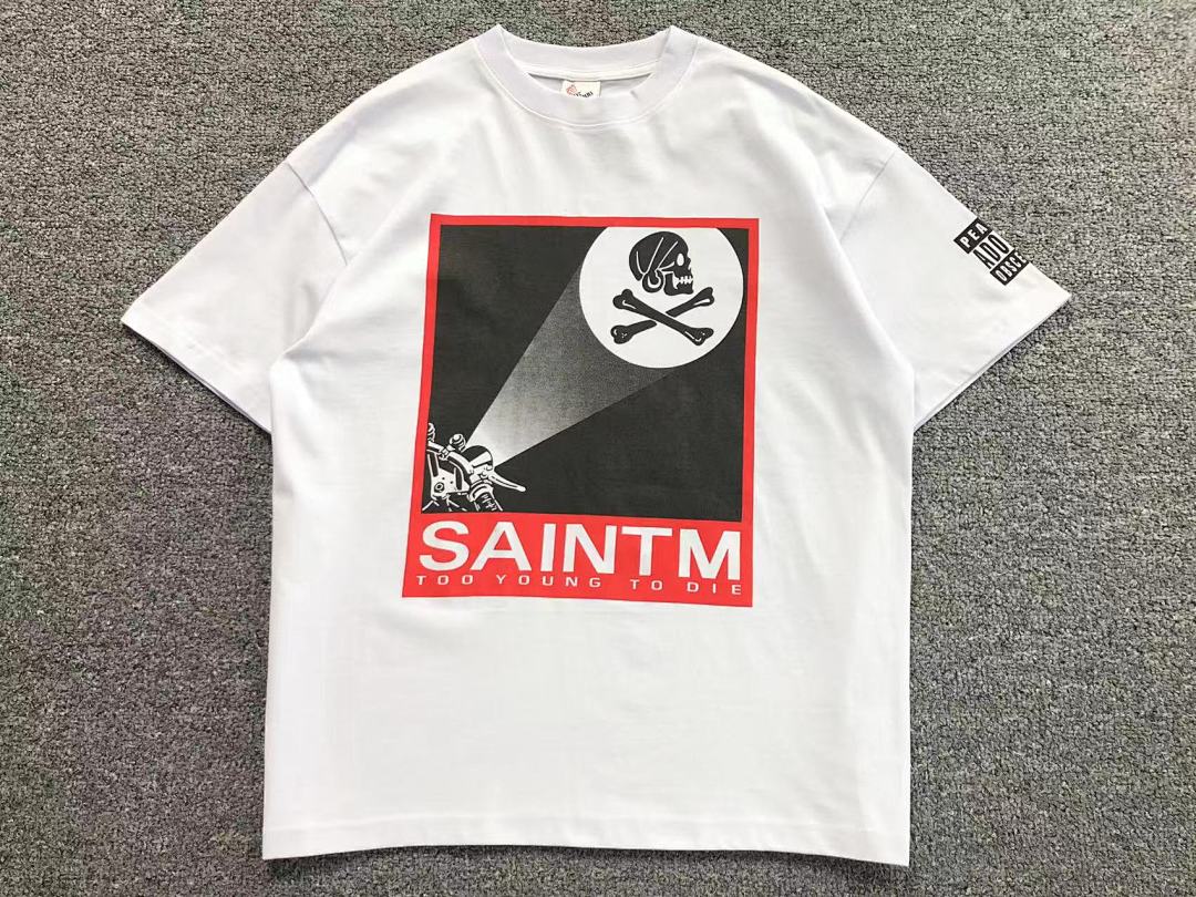 Chanel 98 SAINT MICHAEL T-SHIRT 3203141617 (Im 170Cm 60Kg I Wear Size S In The Phot) - Image 5