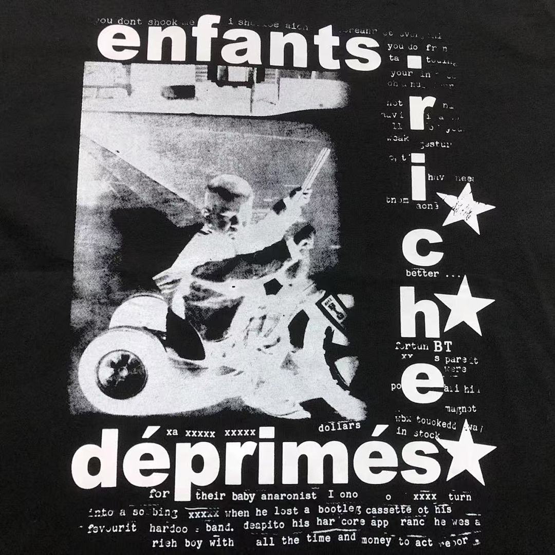 Chanel 88 ENFANTS RICHES DEPRIMES T-SHIRT 5232117162 (Im 170Cm 60Kg I Wear Size M In The Phot) - Image 8