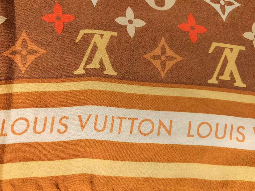 Louis Vuitton 85 L⭐ SCARF 5101167102 (Long 178CM* Wide 90CM*) - Image 5
