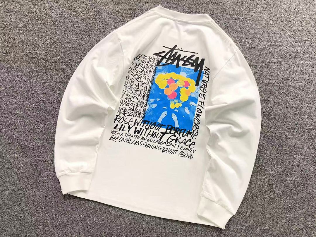 Stussy 158 STUSSY LONG SLEEVED 22041330001 (Im 170Cm 60Kg I Wear Size M In The Phot) - Image 8