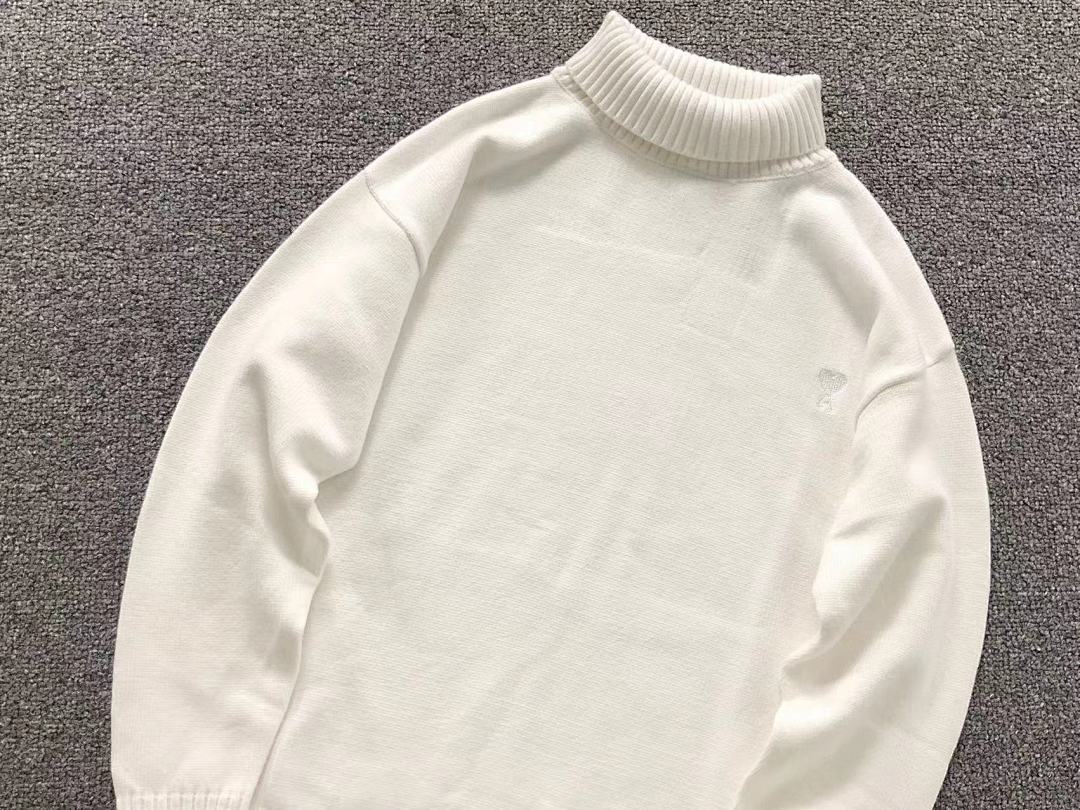 AMI 115 AMI SWEATER 510180388 (Im 170Cm 60Kg I Wear Size S In The Phot) - Image 8