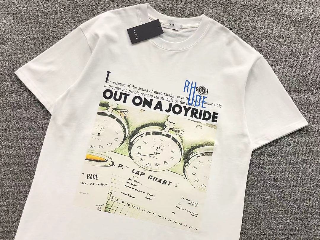 Rhude 95 RHUDE T-SHIRT 3204230321 (Im 170Cm 60Kg I Wear Size L In The Phot) - Image 7