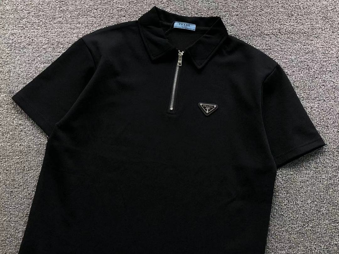 Prada 218 P⭐A⭐A POLO SHORTS 52072403147 (Im 170Cm 60Kg I Wear Size L In The Phot) - Image 13