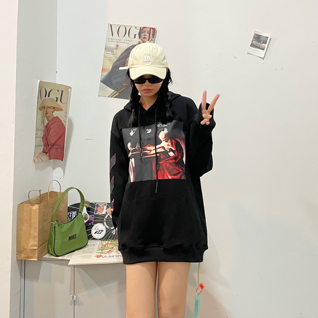 Off-White 129 OFF-WHITE (WHITE HOODIE) - Image 27