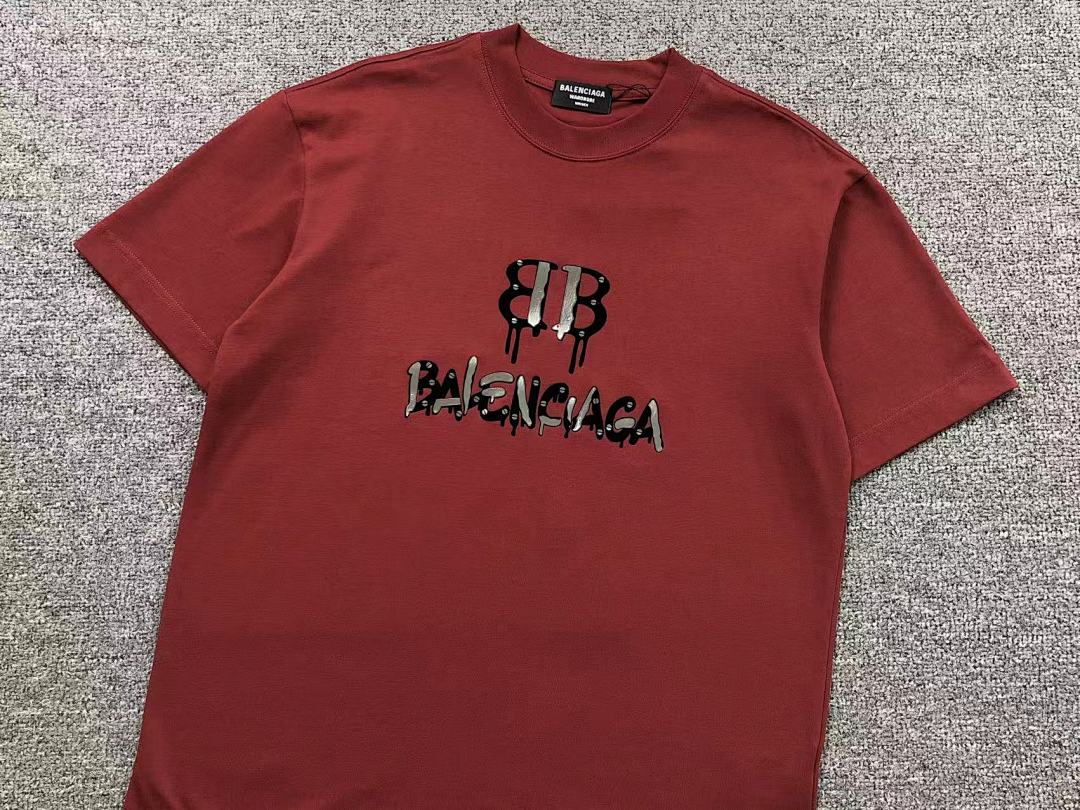 Balenciaga 115 B⭐L⭐⭐⭐IA⭐A T-SHIRT 3201300421 (Im 170Cm 60Kg I Wear Size M In The Phot) - Image 17