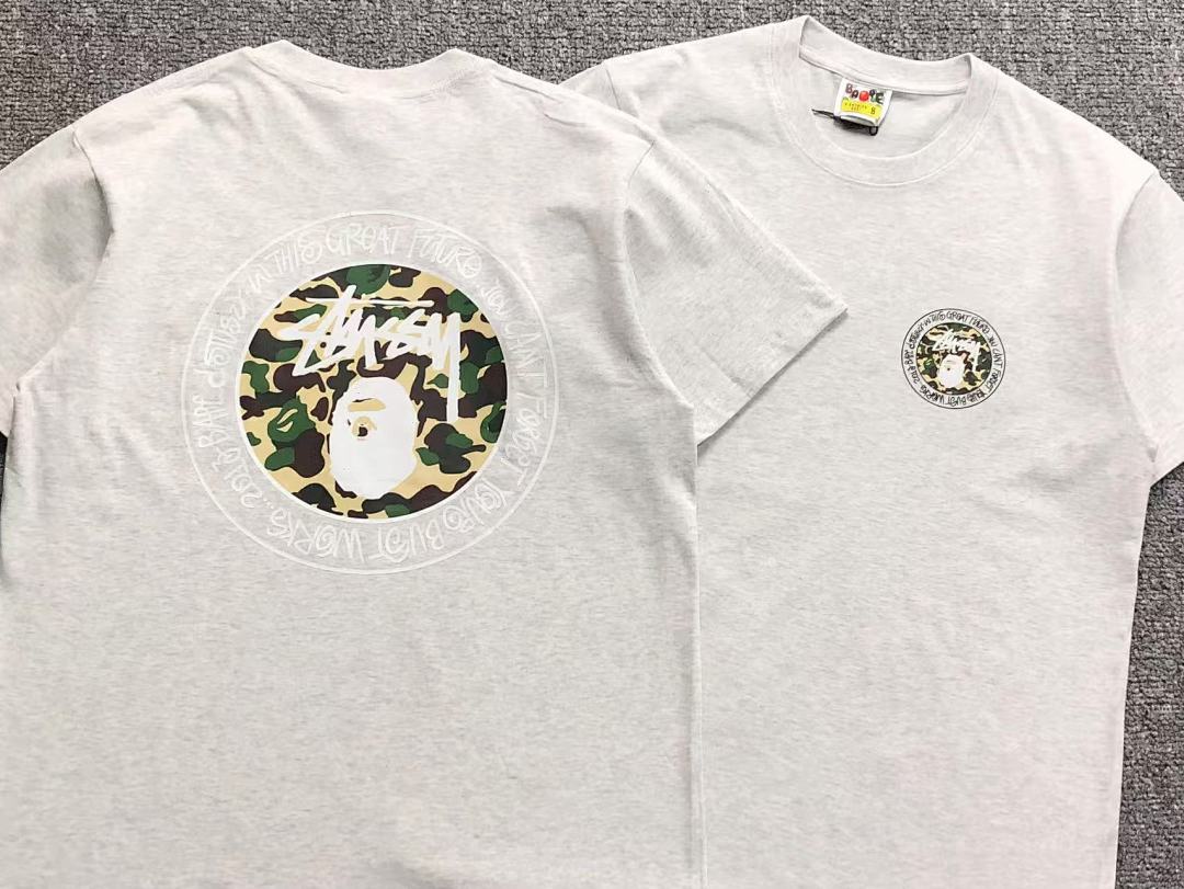 Bape 78 BAPE STUSSY T-SHIRT 1102091242 (Im 170Cm 55Kg I Wear Size S In The Phot) - Image 6