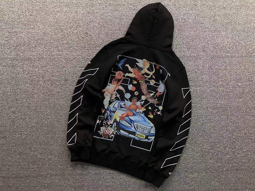 Off-White 175 OFF-WHITE HOODIE 59012919 (Im 170Cm 60Kg I Wear Size S In The Phot) - Image 9