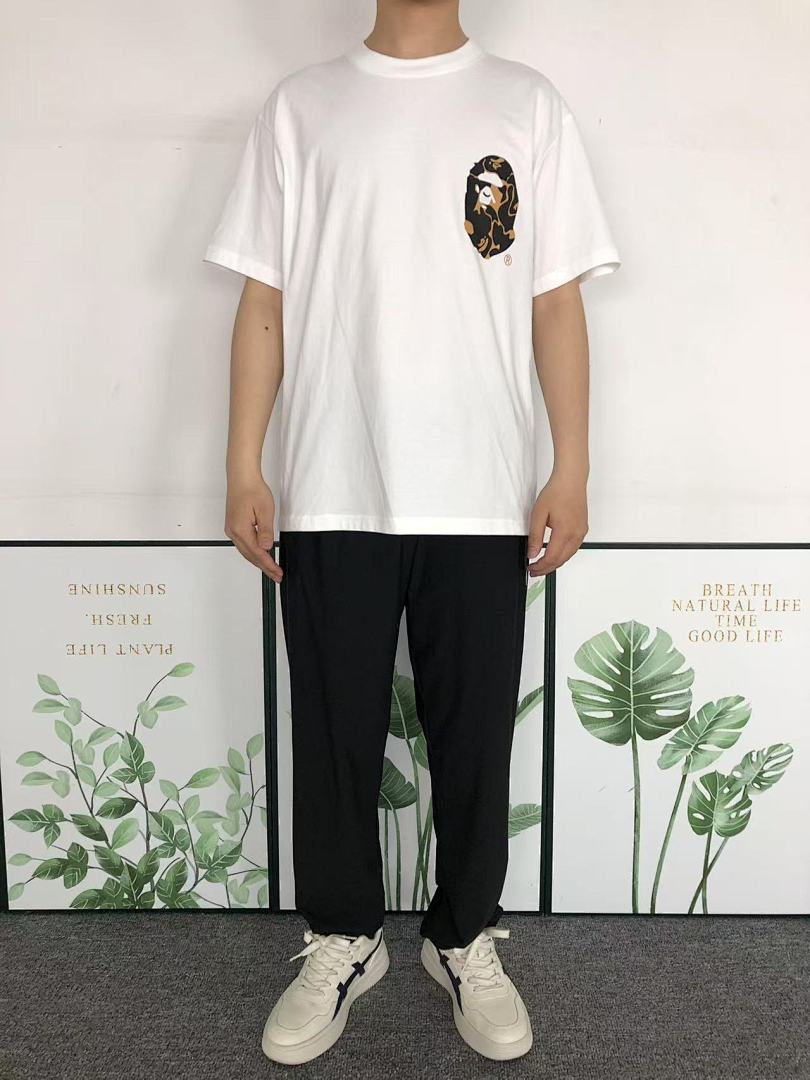 Bape 85 STUSSY BAPE T-SHIRT 3104111731 (Im 170Cm 60Kg I Wear Size M In The Phot) - Image 3