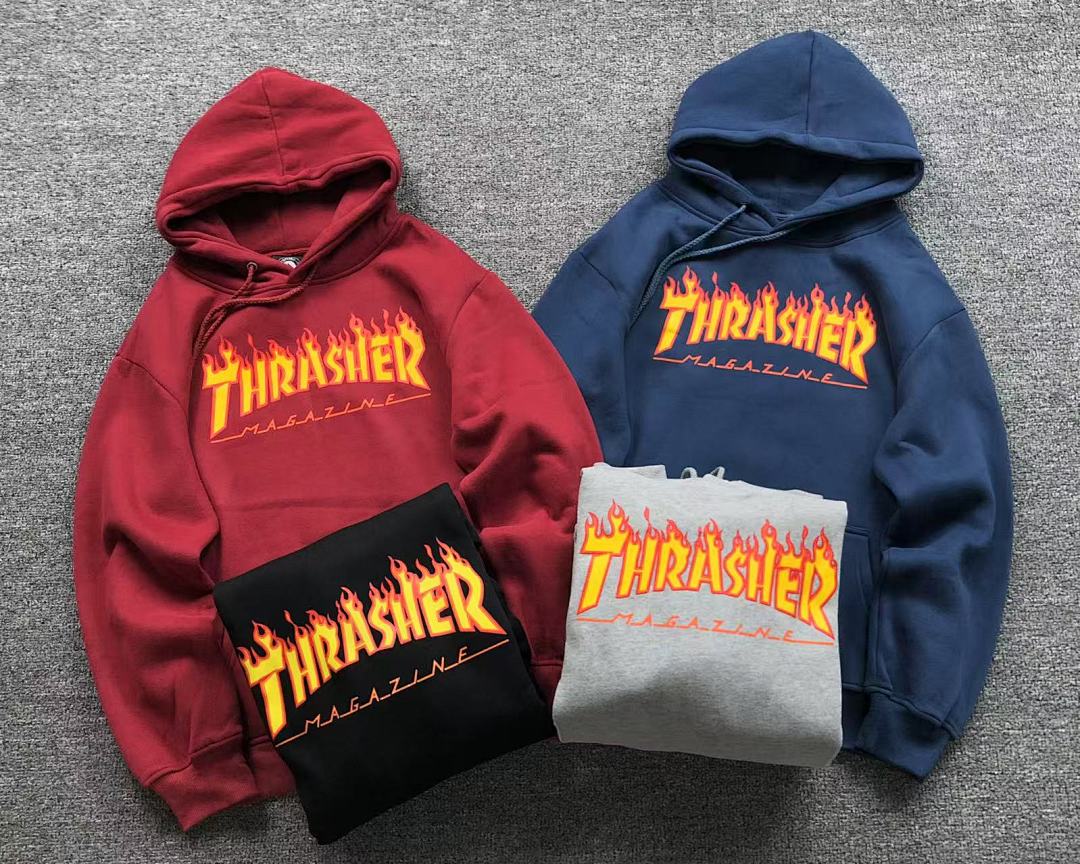 Thrasher 98 THRASHER HOODIE 5101004121 (Im 170Cm 60Kg I Wear Size M In The Phot) - Image 5