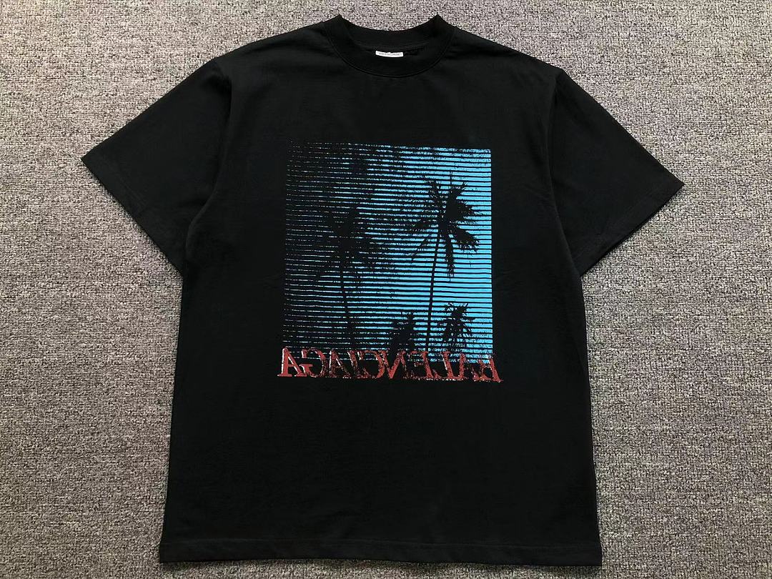 Balenciaga 118 B⭐L⭐⭐⭐IA⭐A T-SHIRT 42061325156 (Im 170Cm 60Kg I Wear Size 1 In The Phot) - Image 5