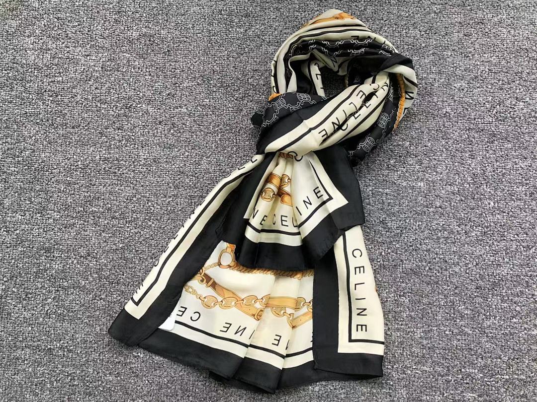 Celine 85 C⭐L⭐⭐E SCARF 31062837102 (Long 180CM* Wide 90CM*) - Image 5