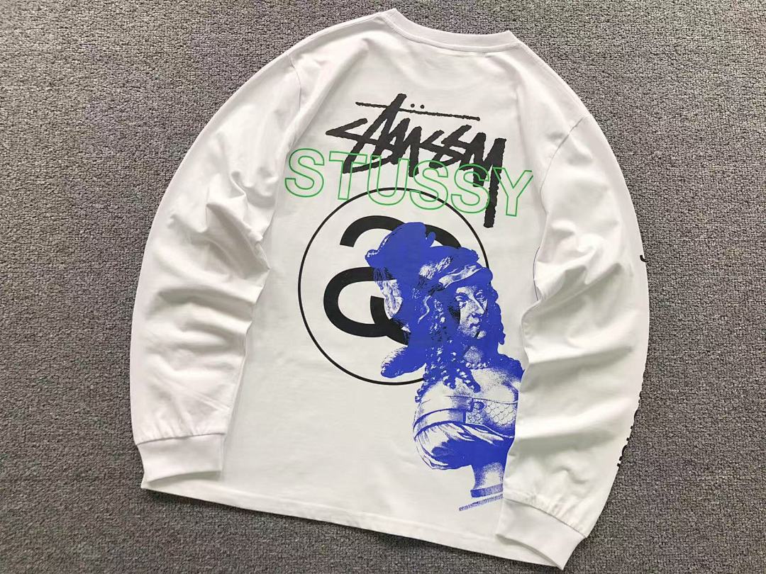 Stussy 135 STUSSY LONG SLEEVED 4107010977 (Im 170Cm 60Kg I Wear Size S In The Phot) - Image 8