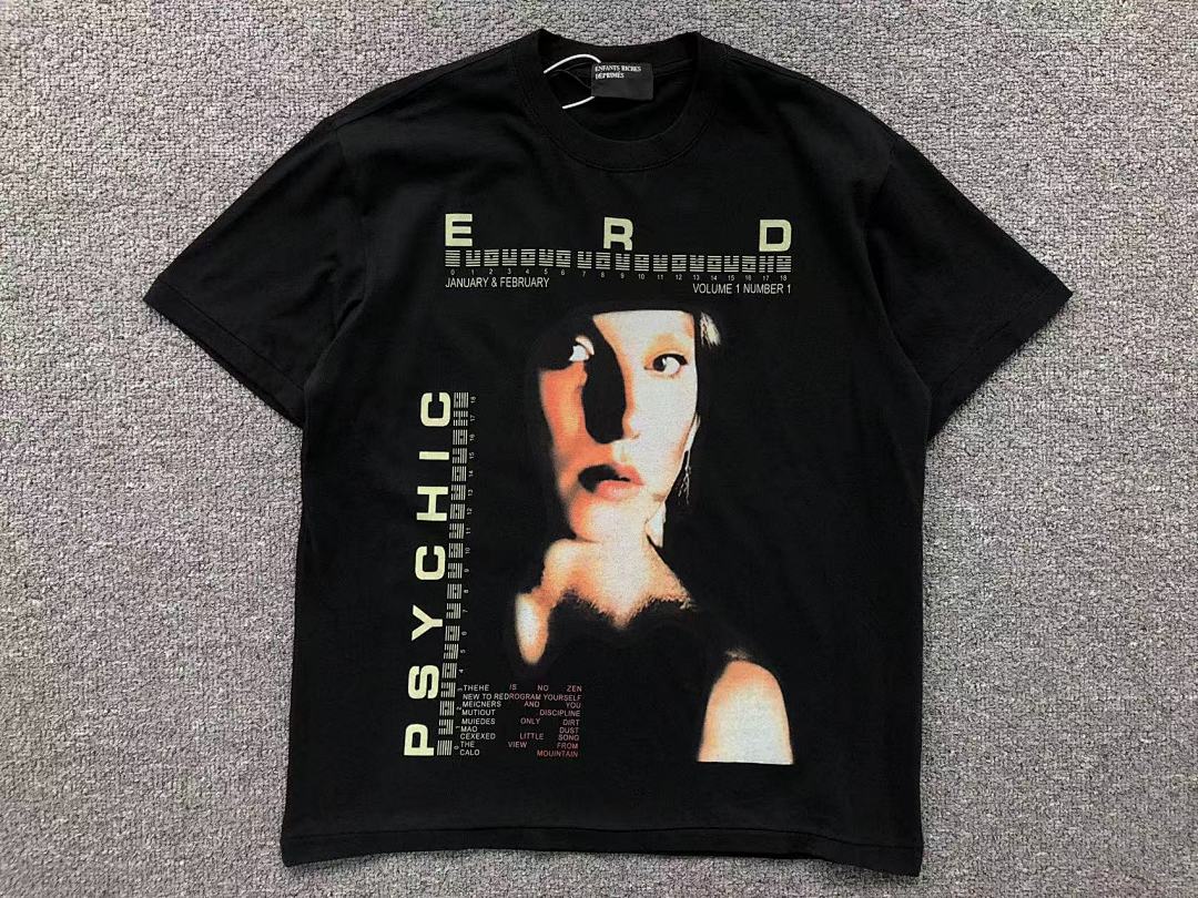 Chanel 99 ENFANTS RICHES DEPRIMES T-SHIRT 503251817 (Im 170Cm 60Kg I Wear Size S In The Phot) - Image 5