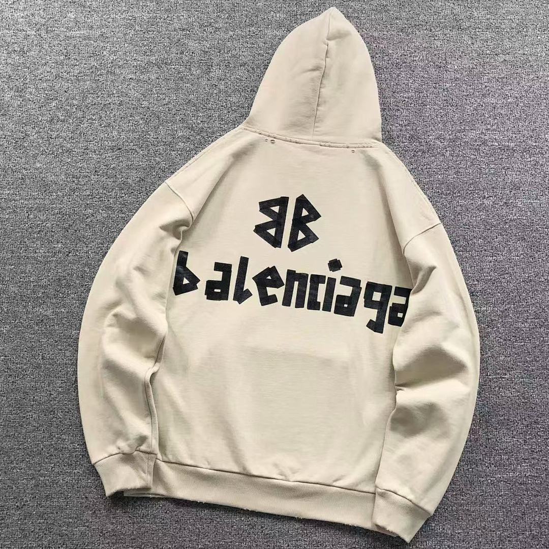 Balenciaga 258 B⭐L⭐⭐⭐IA⭐A HOODIE 31010044121 (Im 170Cm 60Kg I Wear Size M In The Phot)