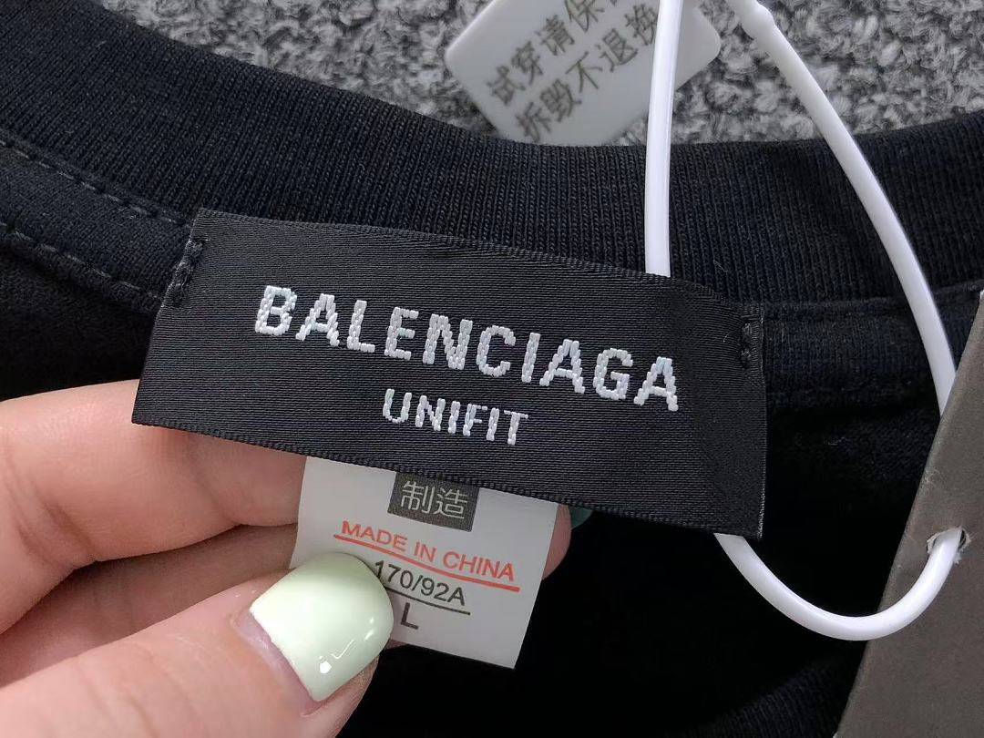 Balenciaga 115 B⭐L⭐⭐⭐IA⭐A T-SHIRT 22051318172 (Im 170Cm 60Kg I Wear Size L In The Phot) - Image 17