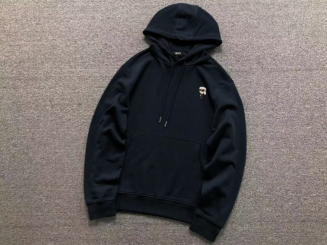 Unbranded 185 KARL LAGERFELD HOODIE 2206180801 (Im 170Cm 60Kg I Wear Size XL In The Phot) - Image 12