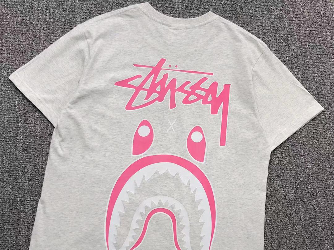 Bape 78 BAPE STUSSY T-SHIRT 411181142 (Im 170Cm 57Kg I Wear Size S In The Phot) - Image 17