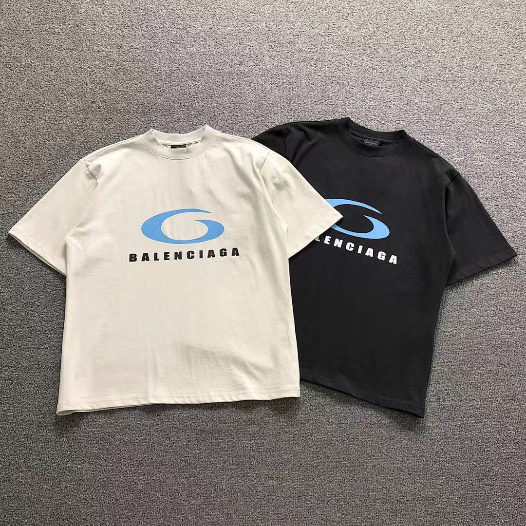 Balenciaga 128 B⭐L⭐⭐⭐IA⭐A T-SHIRT 42040804163 (Im 170Cm 60Kg I Wear Size XS In The Phot)