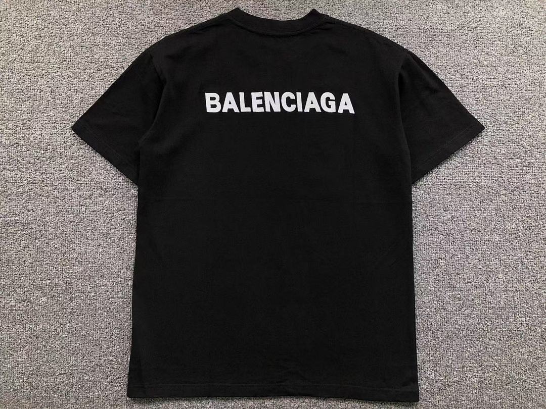 Balenciaga 115 B⭐L⭐⭐⭐IA⭐A T-SHIRT 2162314125 (Im 170Cm 60Kg I Wear Size S In The Phot) - Image 7