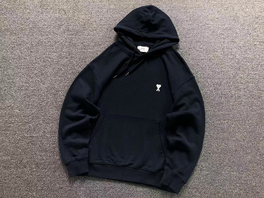 AMI 158 AMI HOODIE 3208163817 (Im 170Cm 60Kg I Wear Size S In The Phot) - Image 9