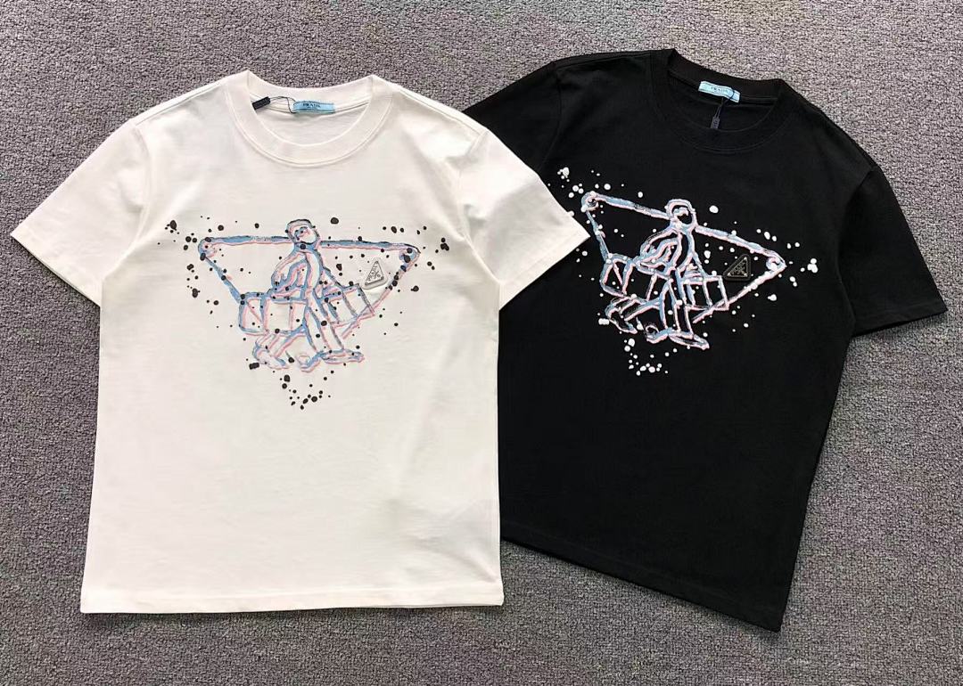 Prada 115 P⭐A⭐A T-SHIRT 1106133860 (Im 170Cm 60Kg I Wear Size S In The Phot) - Image 5