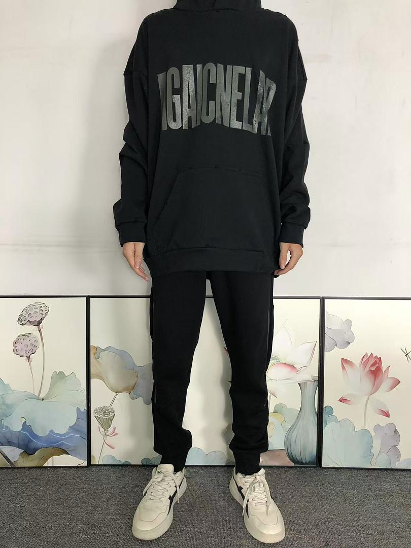 Balenciaga 225 B⭐L⭐⭐⭐IA⭐A HOODIE 42082103163 (Im 170Cm 60Kg I Wear Size S In The Phot) - Image 3