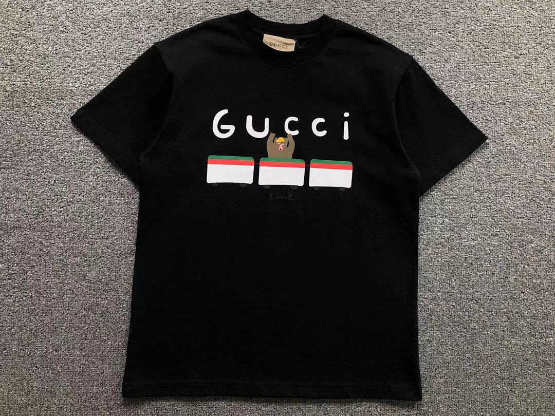 Gucci 85 G⭐C⭐I T-SHIRT 5231956101 (Im 170Cm 60Kg I Wear Size S In The Phot) - Image 5