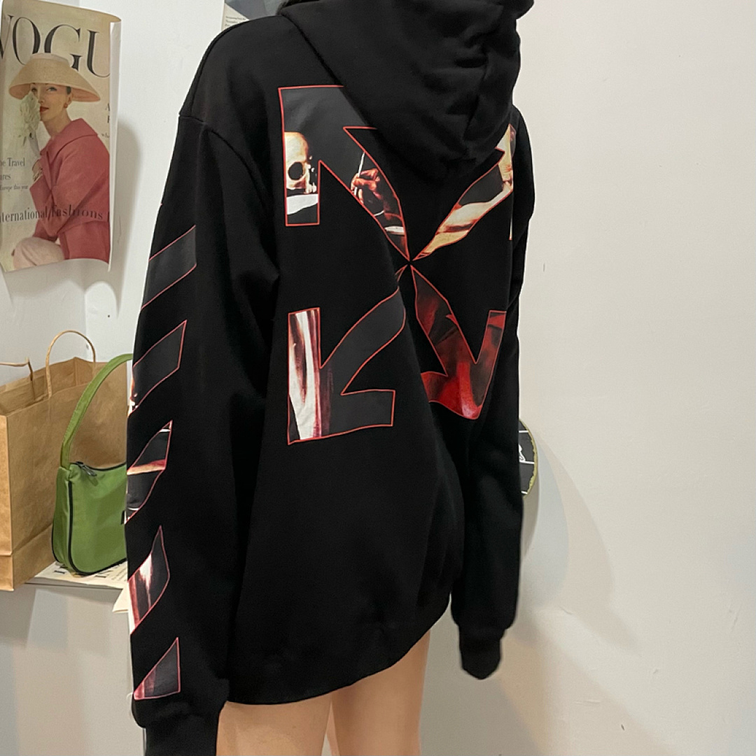 Off-White 129 OFF-WHITE (WHITE HOODIE) - Image 33
