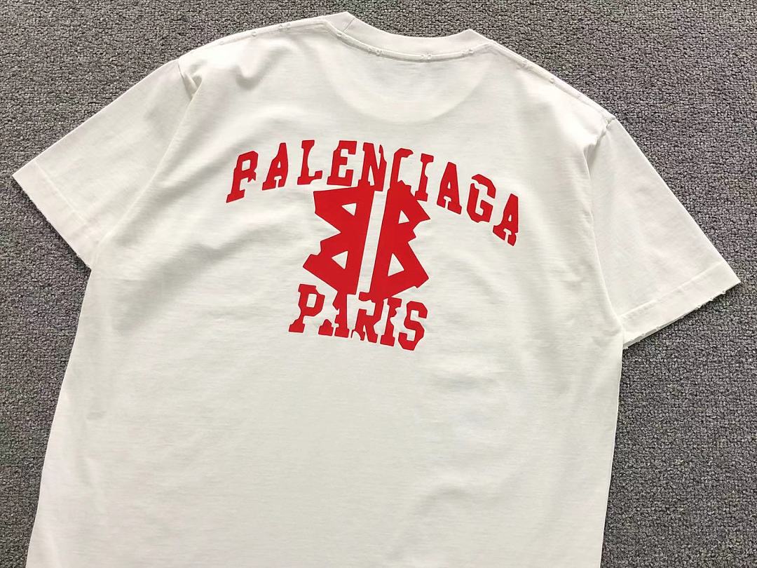 Balenciaga 129 B⭐L⭐⭐⭐IA⭐A T-SHIRT 42061610133 (Im 170Cm 60Kg I Wear Size 2XL In The Phot) - Image 9