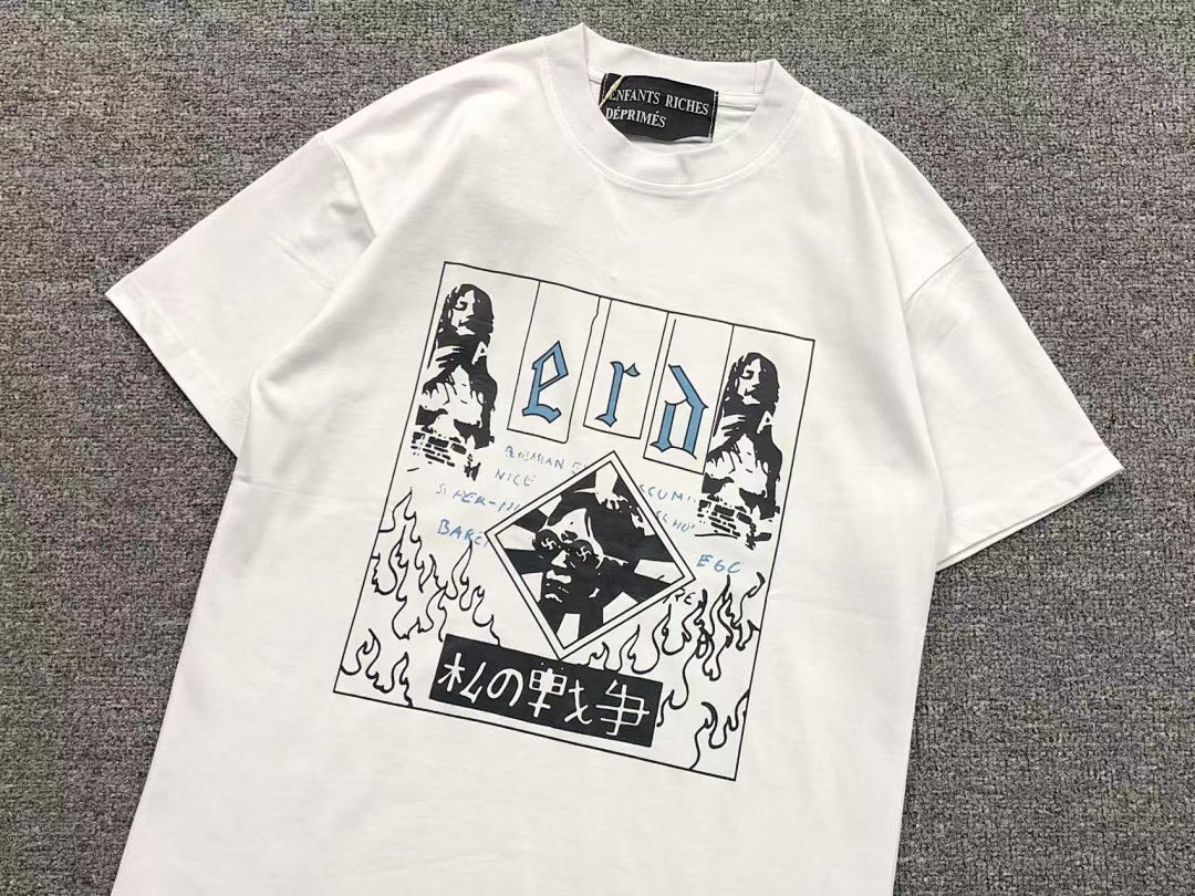 Chanel 88 ENFANTS RICHES DEPRIMES T-SHIRT 5212453162 (Im 170Cm 55Kg I Wear Size S In The Phot) - Image 7