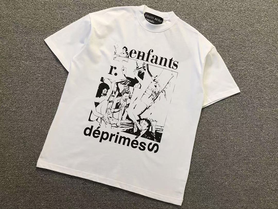 Chanel 85 ENFANTS RICHES DEPRIMES T-SHIRT 5122409162 (Im 170Cm 60Kg I Wear Size M In The Phot) - Image 6