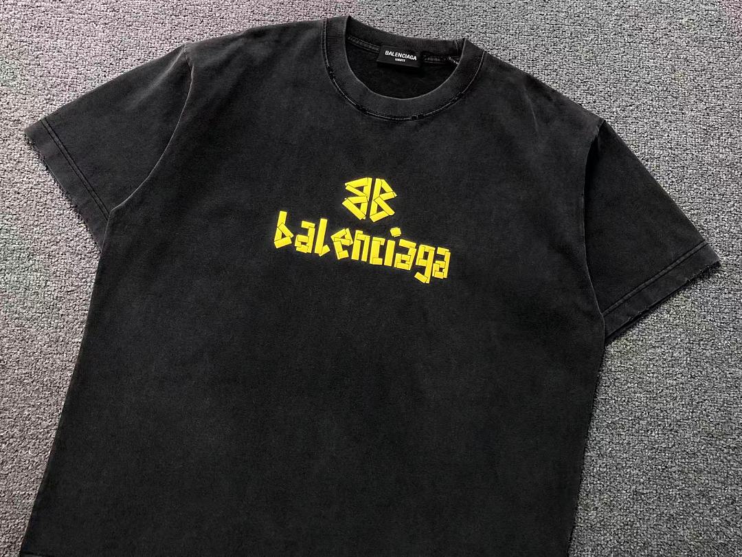 Balenciaga 129 B⭐L⭐⭐⭐IA⭐A T-SHIRT 42061609133 (Im 170Cm 60Kg I Wear Size 2XL In The Phot) - Image 15