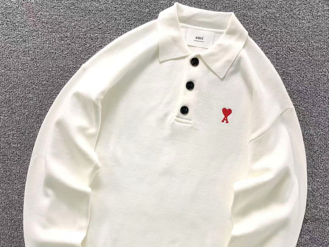 AMI 168 AMI SWEATER 21101112125 (Im 170Cm 60Kg I Wear Size M In The Phot) - Image 12