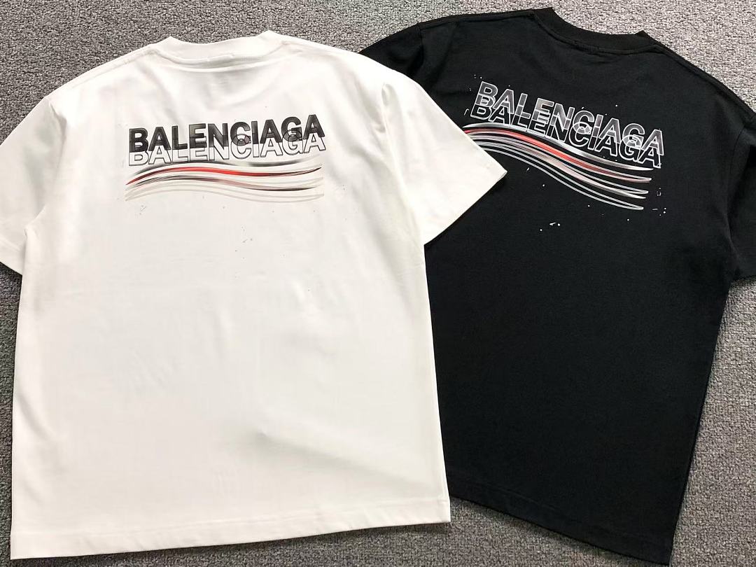 Balenciaga 115 B⭐L⭐⭐⭐IA⭐A T-SHIRT 5241633147 (Im 170Cm 60Kg I Wear Size L In The Phot) - Image 6