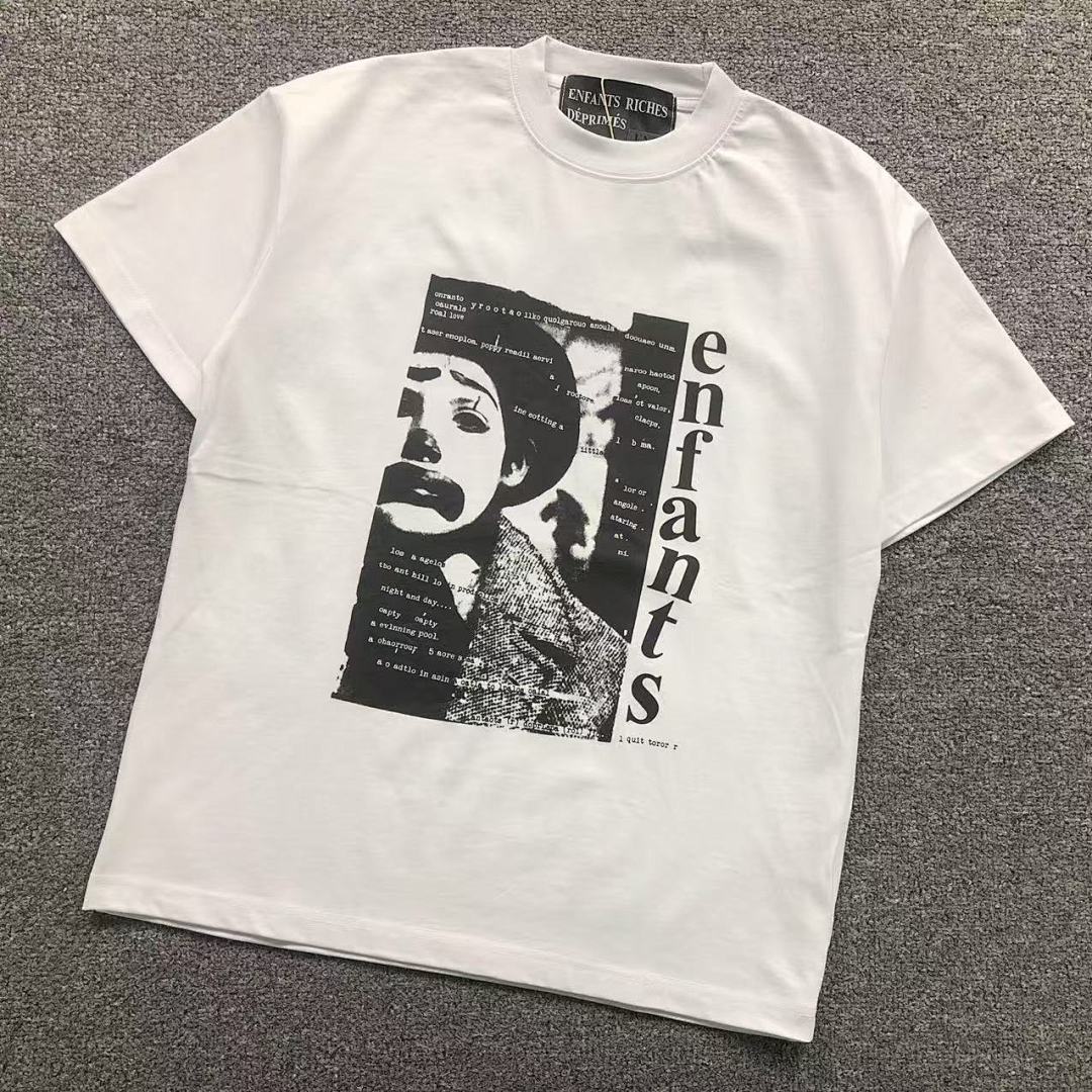 Chanel 85 ENFANTS RICHES DEPRIMES T-SHIRT 42012422162 (Im 170Cm 60Kg I Wear Size S In The Phot)