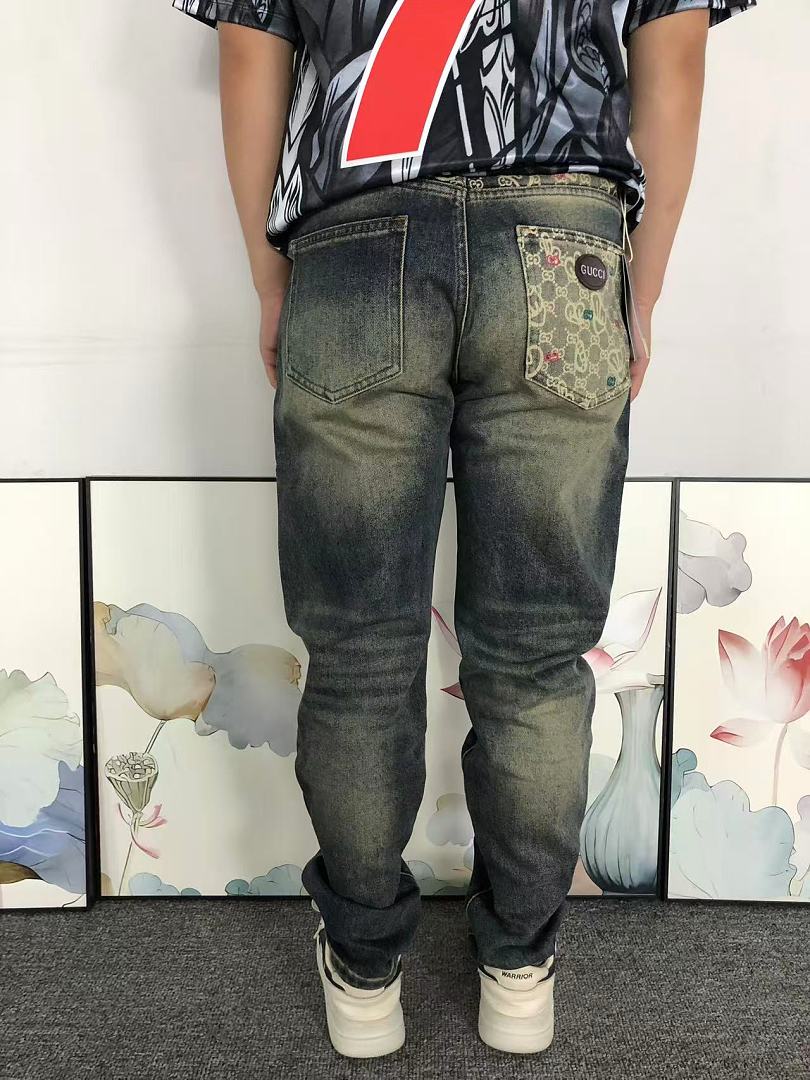 Gucci 175 G⭐C⭐I TROUSRES 2207081801 (Im 170Cm 60Kg I Wear Size 33 In The Phot) - Image 4