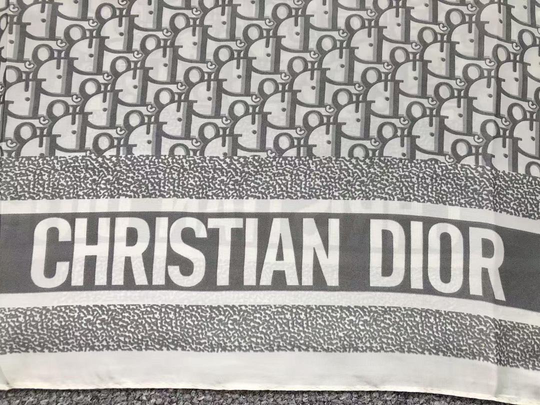 Dior 85 D⭐O⭐ SCARF 31062832102 (Long 180CM* Wide 90CM*) - Image 7