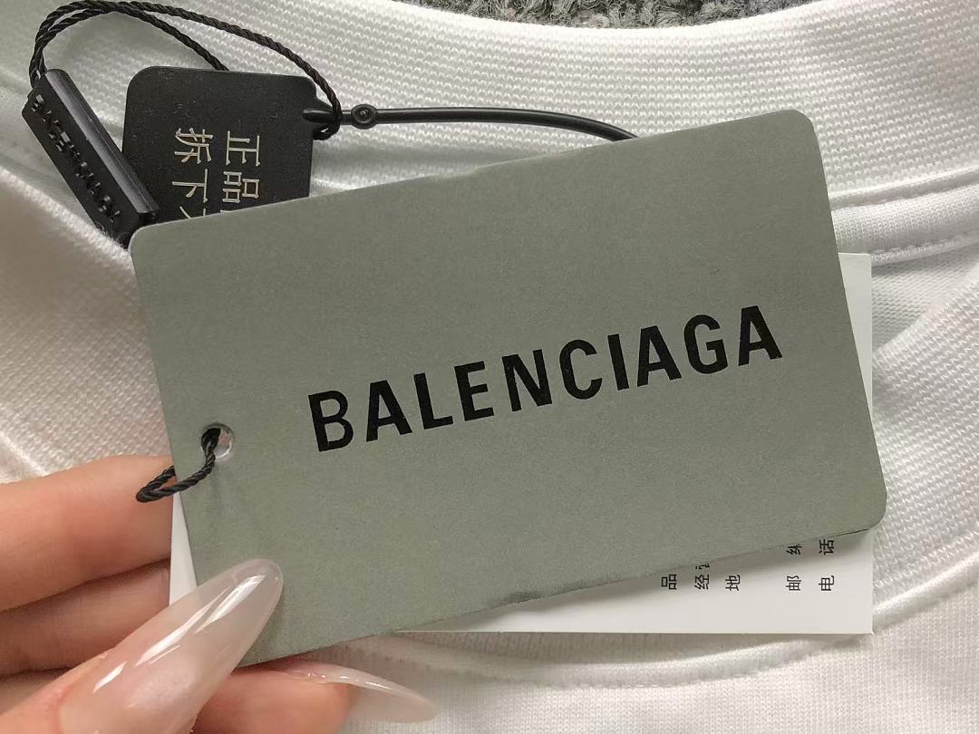 Balenciaga 125 B⭐L⭐⭐⭐IA⭐A T-SHIRT 42042410163 (Im 170Cm 60Kg I Wear Size XS In The Phot) - Image 14