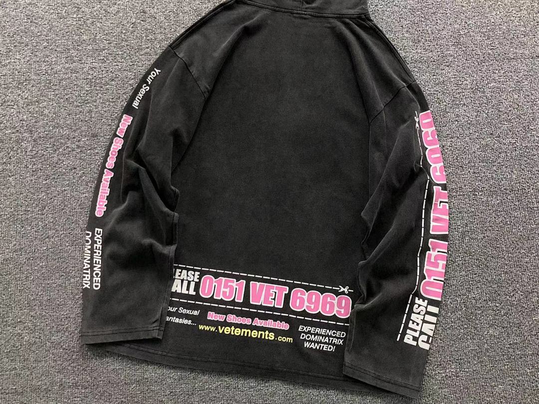 Vetements 225 VETEMENTS LONG SLEEVED 3112180617 (Im 170Cm 60Kg I Wear Size S In The Phot) - Image 12