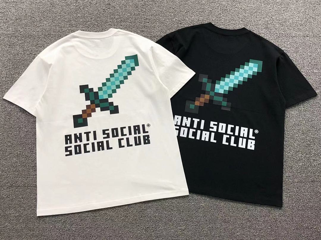 Christian Louboutin 85 ANTI SOCIAL CLUB T-SHIRT 1111190302 (Im 170Cm 60Kg I Wear Size M In The Phot) - Image 5
